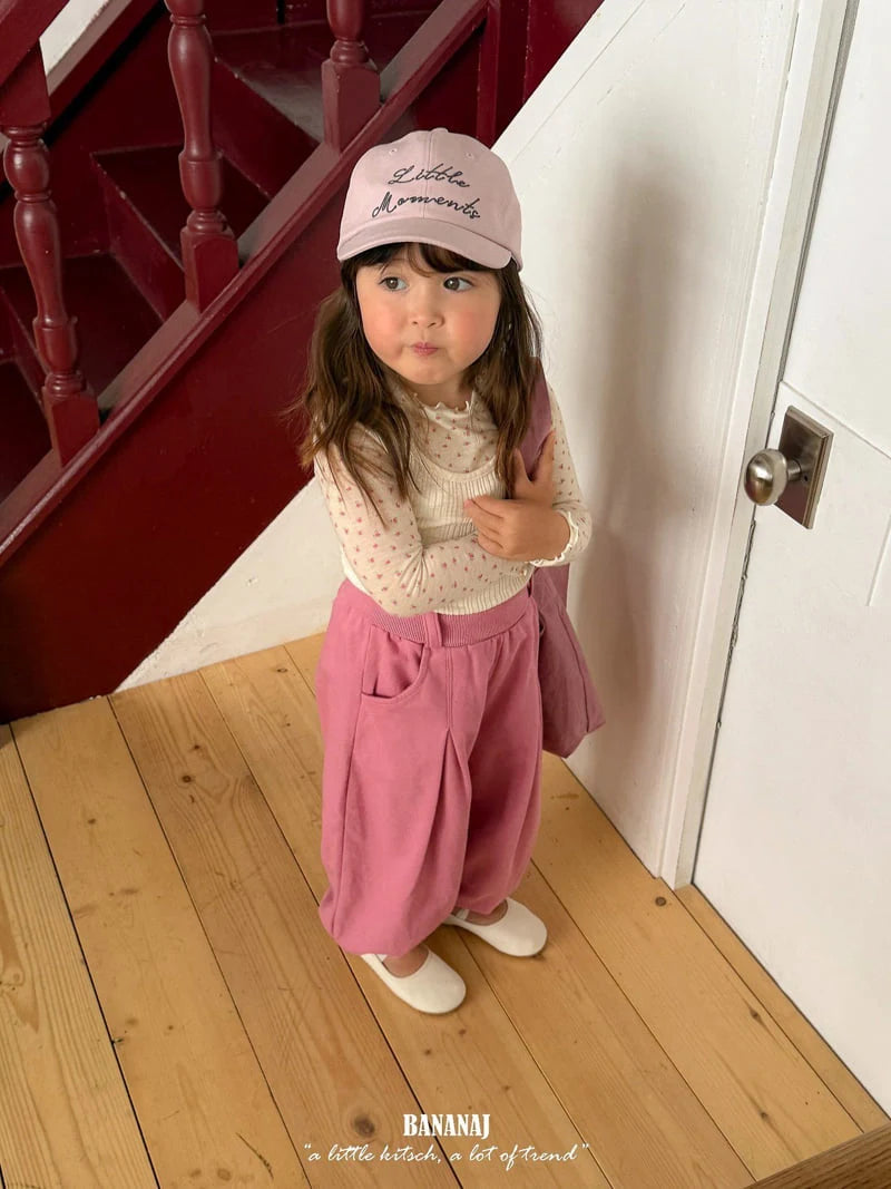 Little Foxx – Ecru Jogger Pants