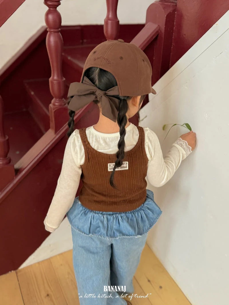 Little Foxx – Frill Denim Pants