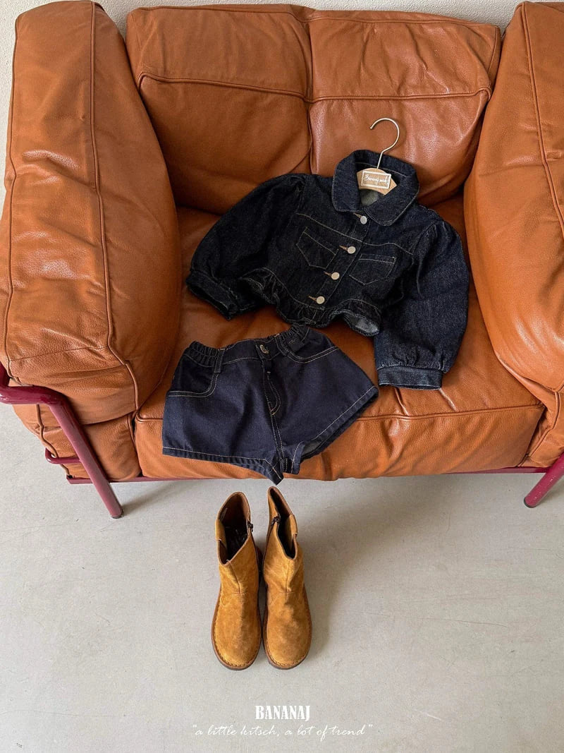 Little Foxx – Peanut Heart Denim Pants