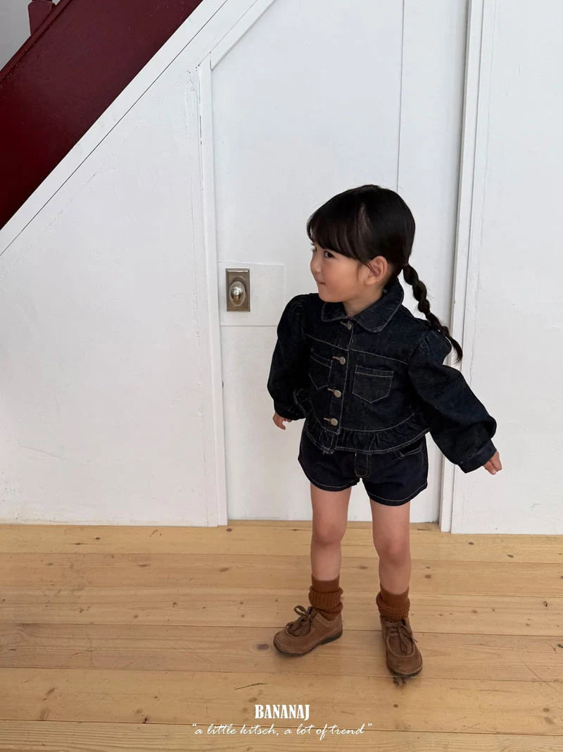 Little Foxx – Peanut Heart Denim Pants