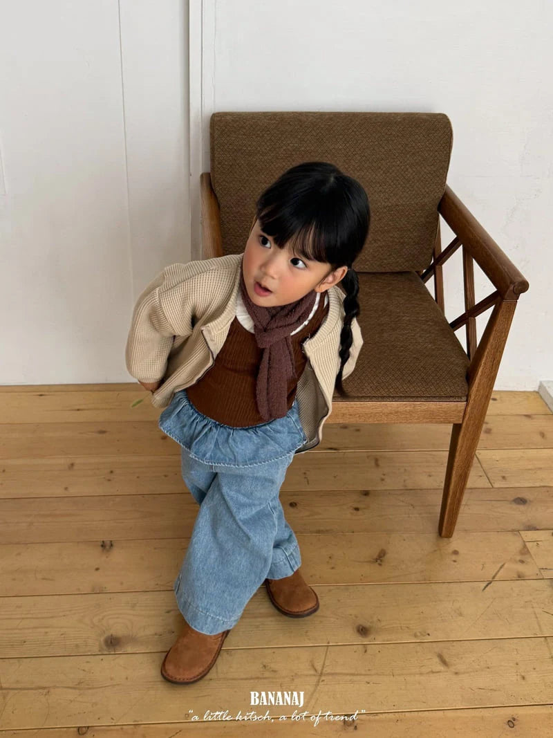 Little Foxx – Frill Denim Pants