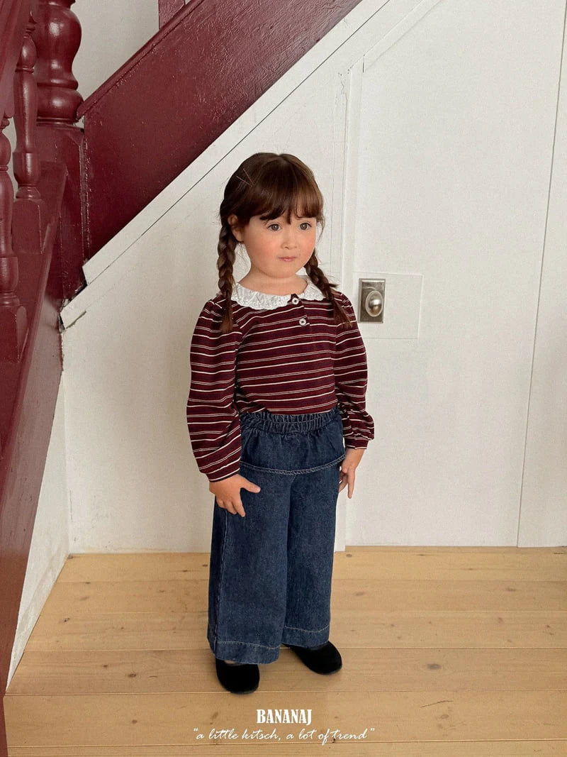 Little Foxx – Frill Denim Pants