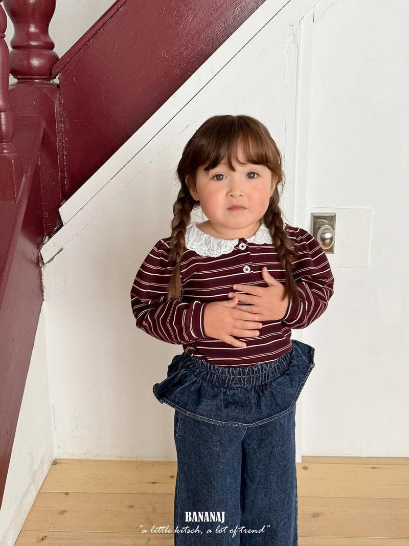Little Foxx – Frill Denim Pants