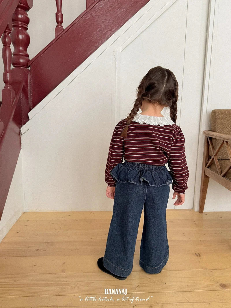 Little Foxx – Frill Denim Pants