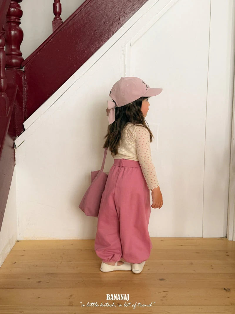 Little Foxx – Ecru Jogger Pants