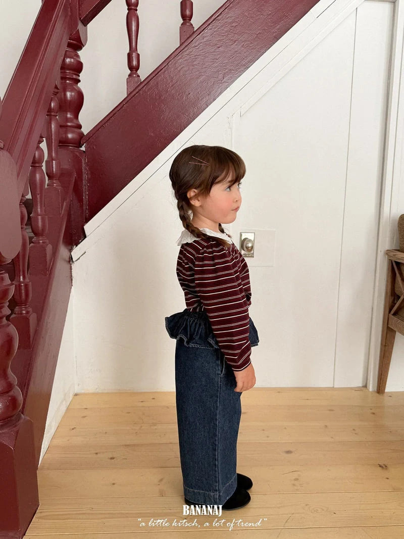 Little Foxx – Frill Denim Pants