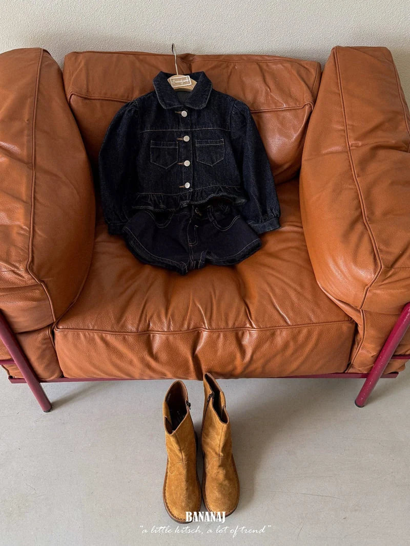 Little Foxx – Peanut Heart Denim Pants