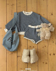 Little Foxx – Knit Stripe Pants
