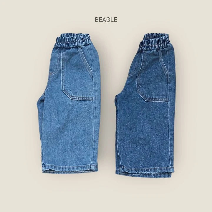 Little Foxx – Square Pocket Denim Pants