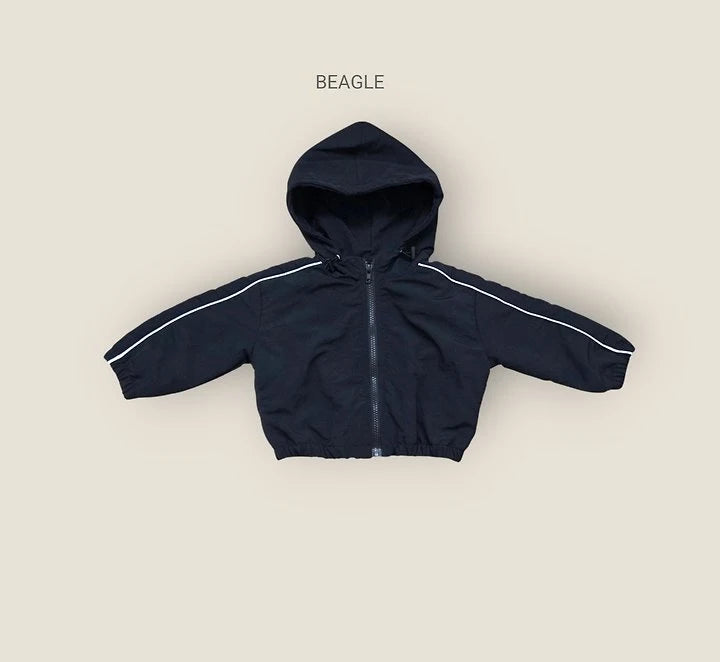Little Foxx – Side Stripe Windbreaker Jacket
