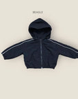 Little Foxx – Side Stripe Windbreaker Jacket
