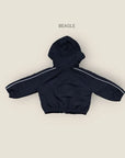 Little Foxx – Side Stripe Windbreaker Jacket