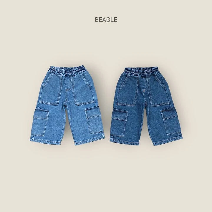 Little Foxx – Awning Cargo Denim Pants