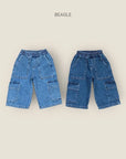 Little Foxx – Awning Cargo Denim Pants