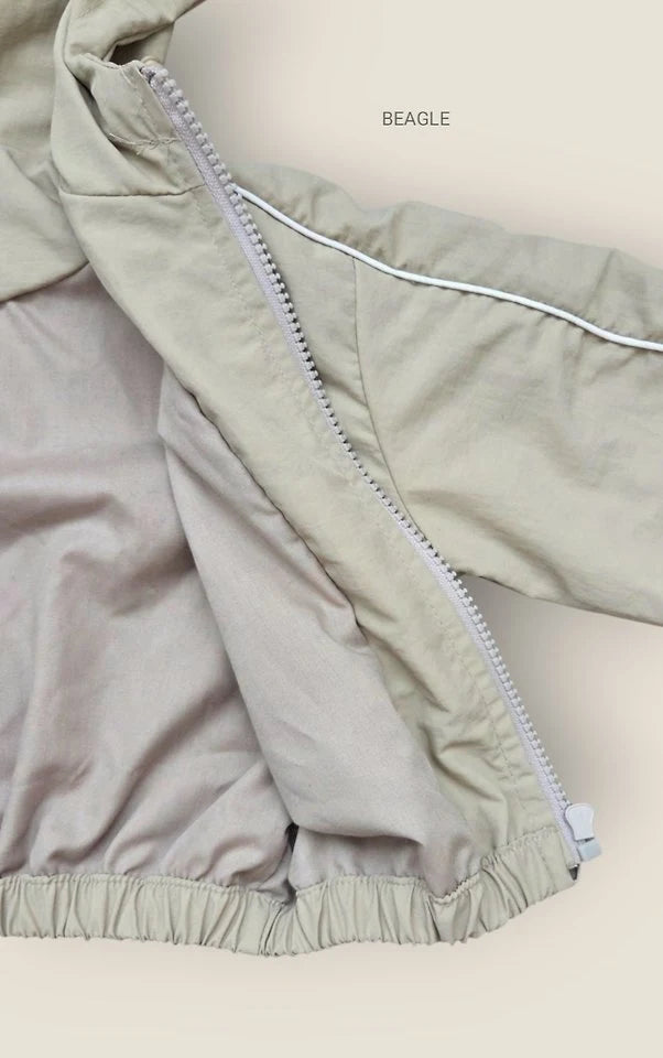 Little Foxx – Side Stripe Windbreaker Jacket