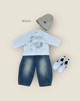 Little Foxx – Curved Blue Jeans