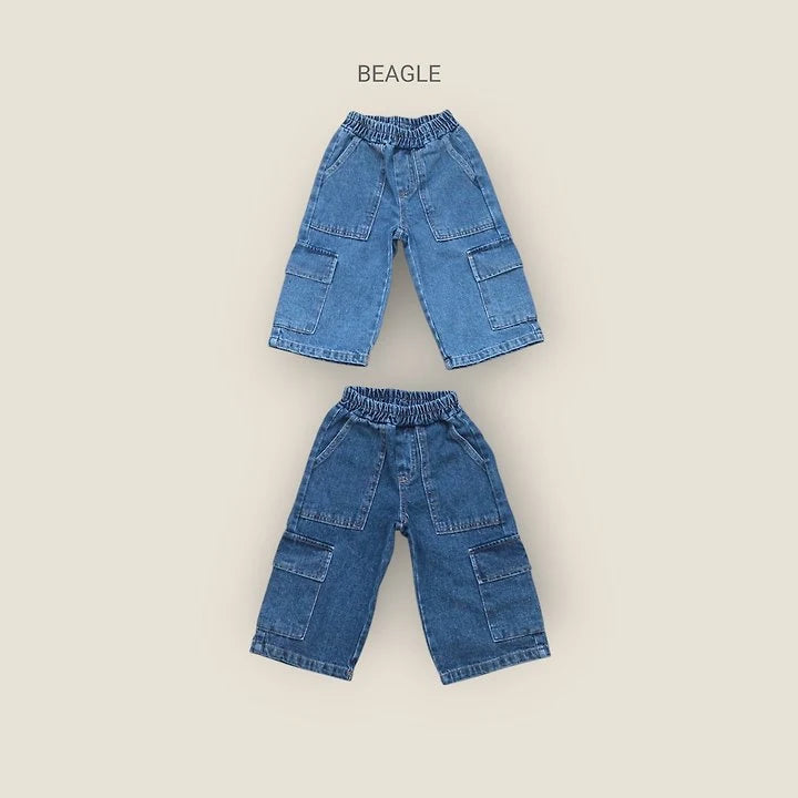 Little Foxx – Awning Cargo Denim Pants