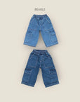 Little Foxx – Awning Cargo Denim Pants
