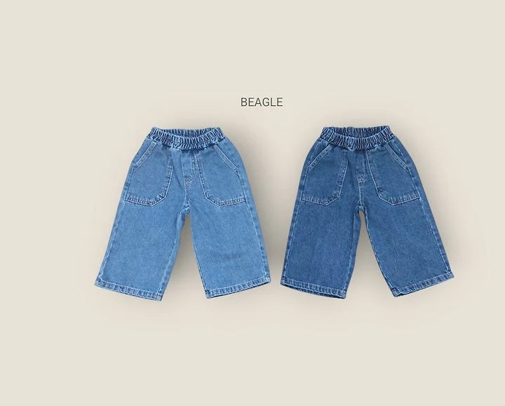 Little Foxx – Square Pocket Denim Pants