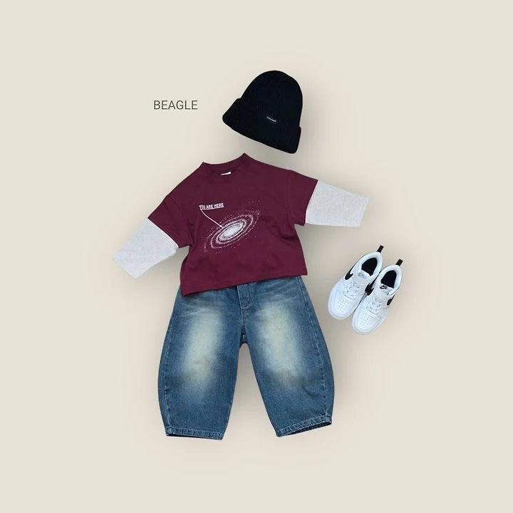 Little Foxx – Curved Blue Jeans