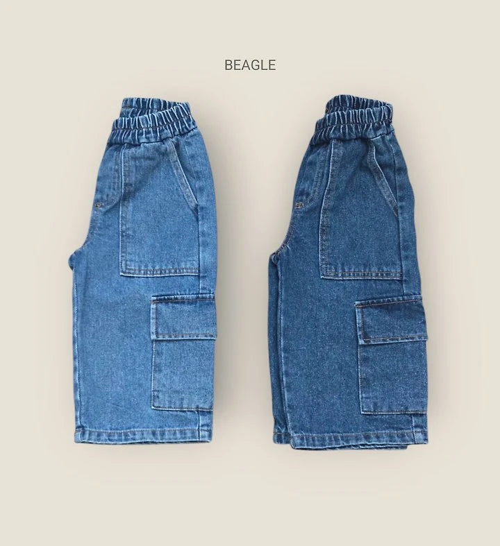 Little Foxx – Awning Cargo Denim Pants