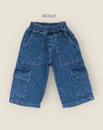 Little Foxx – Awning Cargo Denim Pants