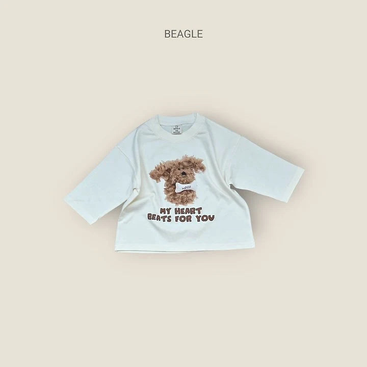 Little Foxx – Puppy Print Tee
