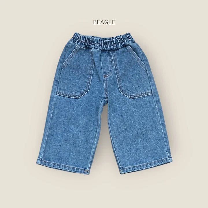 Little Foxx – Square Pocket Denim Pants