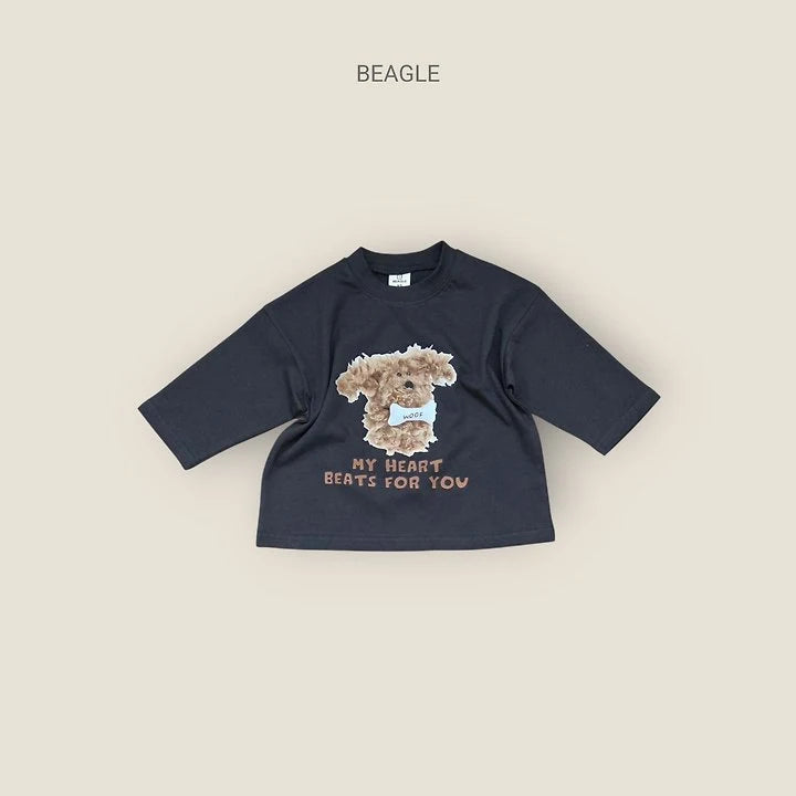 Little Foxx – Puppy Print Tee