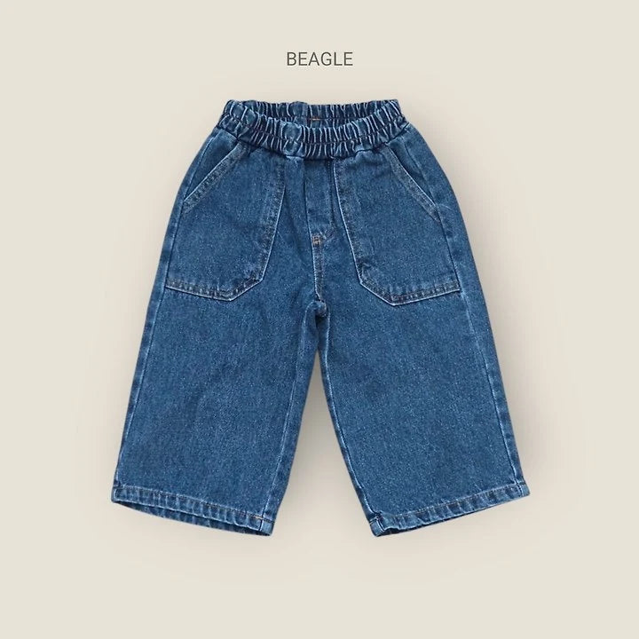 Little Foxx – Square Pocket Denim Pants