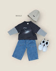 Little Foxx – Square Pocket Denim Pants