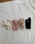 Little Foxx – Tone Tone Ribbon Footed Leggings