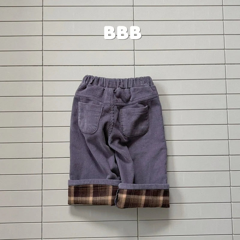 Little Foxx – Corduroy Roll-up Pants