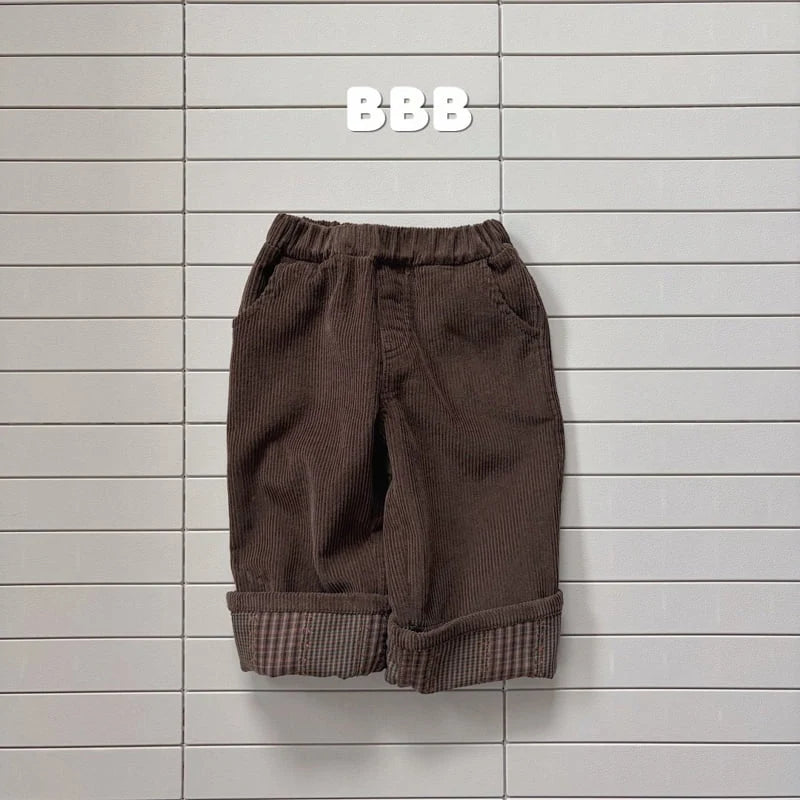 Little Foxx – Corduroy Roll-up Pants