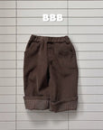 Little Foxx – Corduroy Roll-up Pants