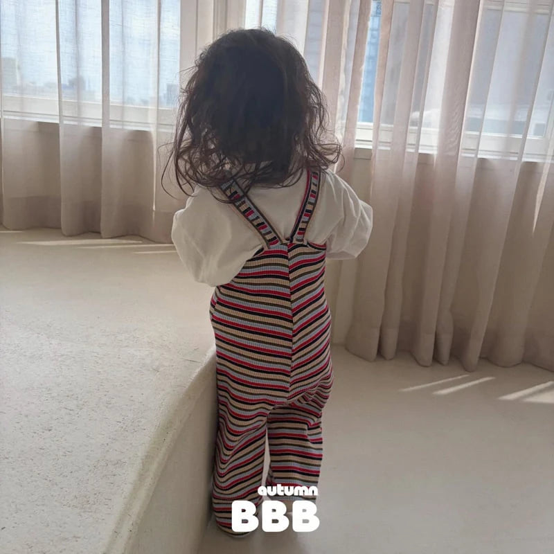Little Foxx – Stripe Overalls