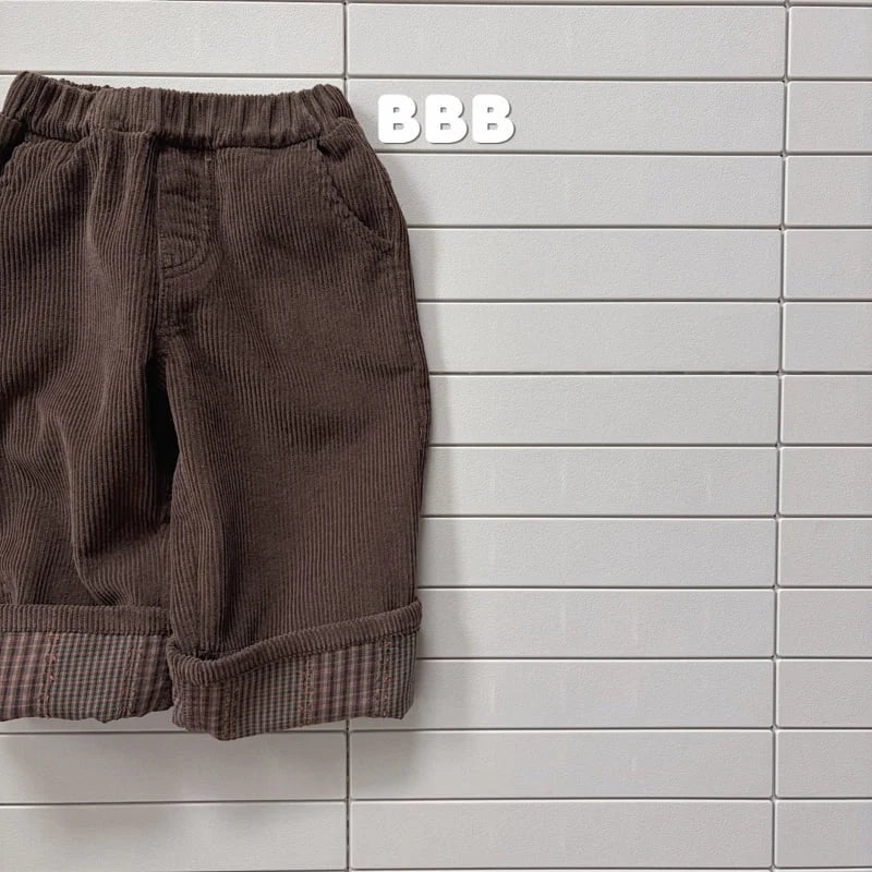 Little Foxx – Corduroy Roll-up Pants