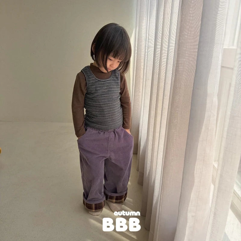 Little Foxx – Corduroy Roll-up Pants