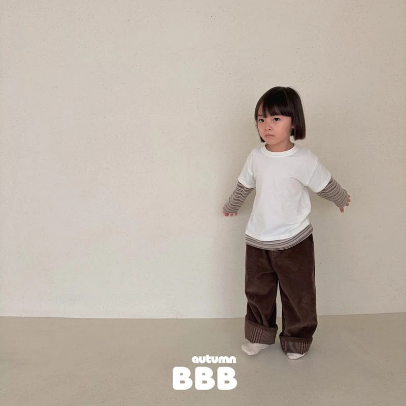 Little Foxx – Corduroy Roll-up Pants