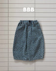 Little Foxx – Leopard Denim Pants