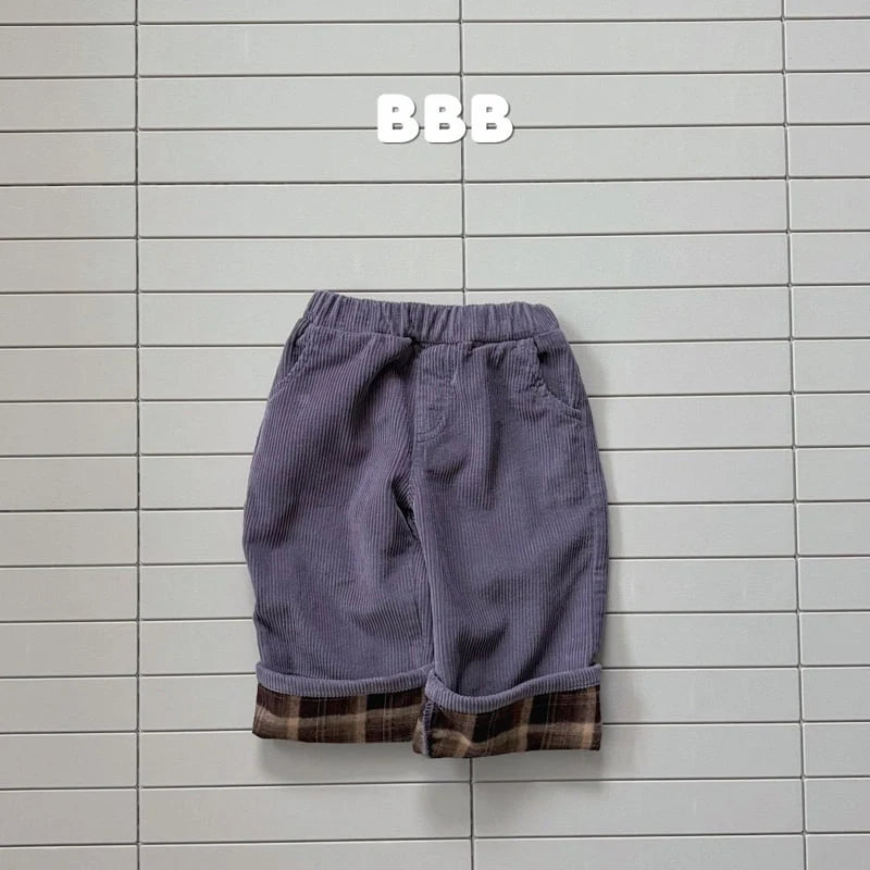 Little Foxx – Corduroy Roll-up Pants