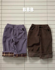 Little Foxx – Corduroy Roll-up Pants