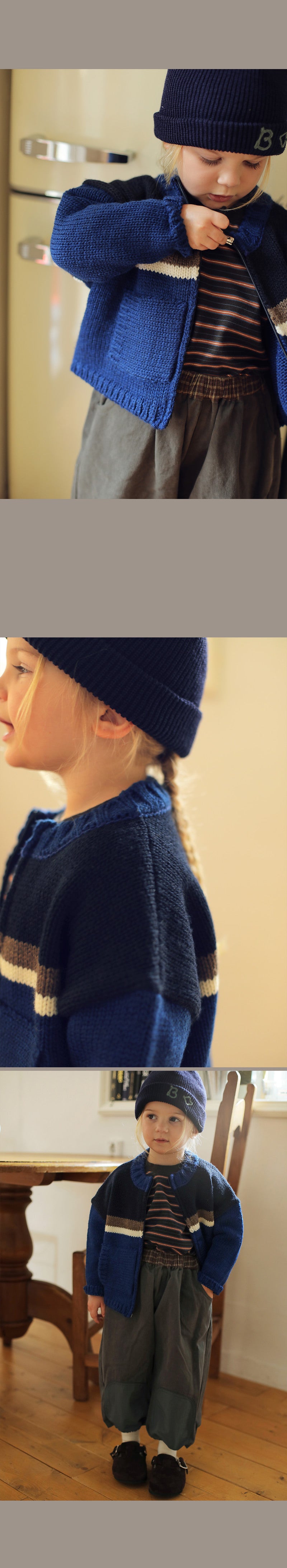 Little Foxx – Mouton Knit Zip-up