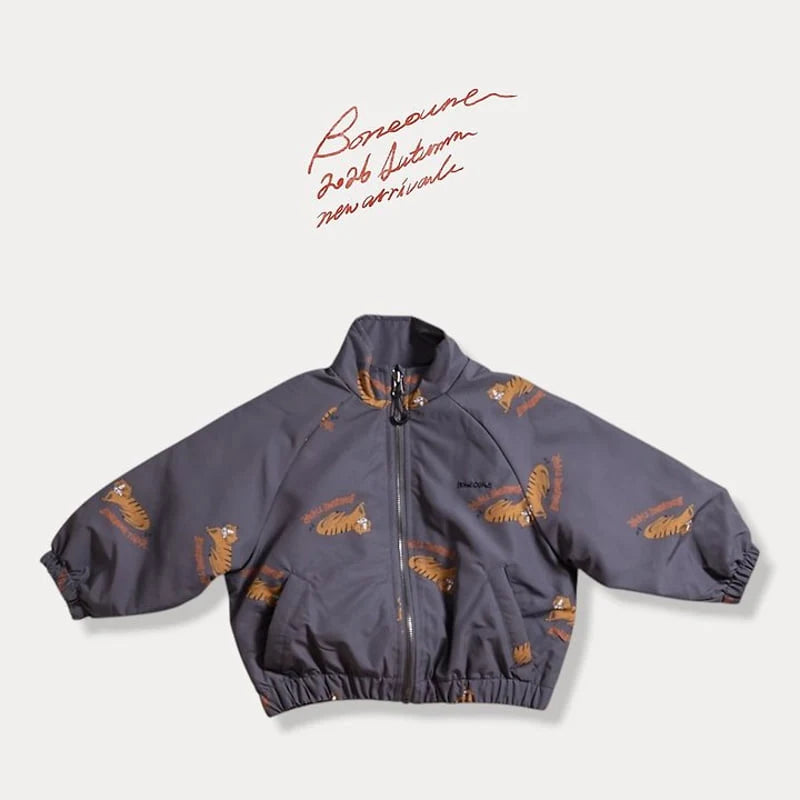 Little Foxx – Tiger Raglan Zip-up Jacket