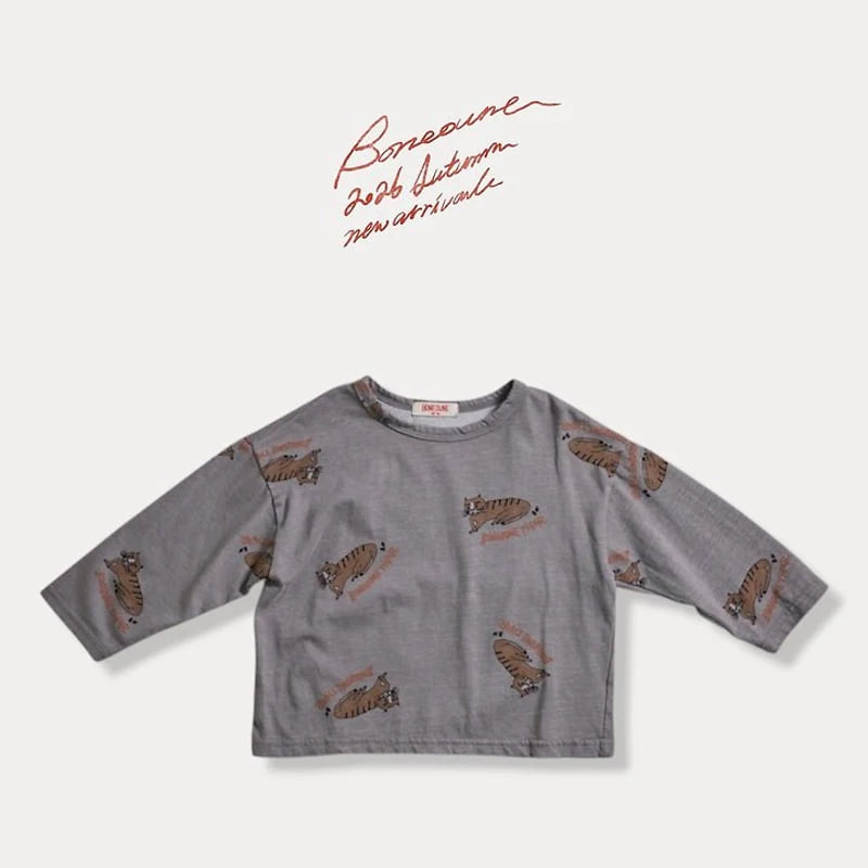 Little Foxx – Tiger Graphic Pigment Single Tee