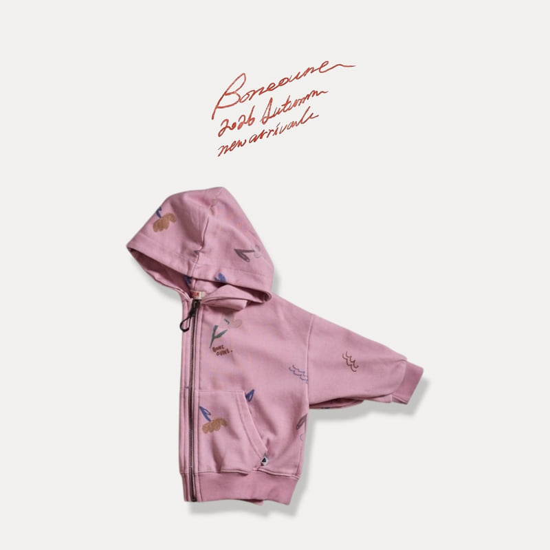 Little Foxx – Chello Flower Pigment Hood Zip-up