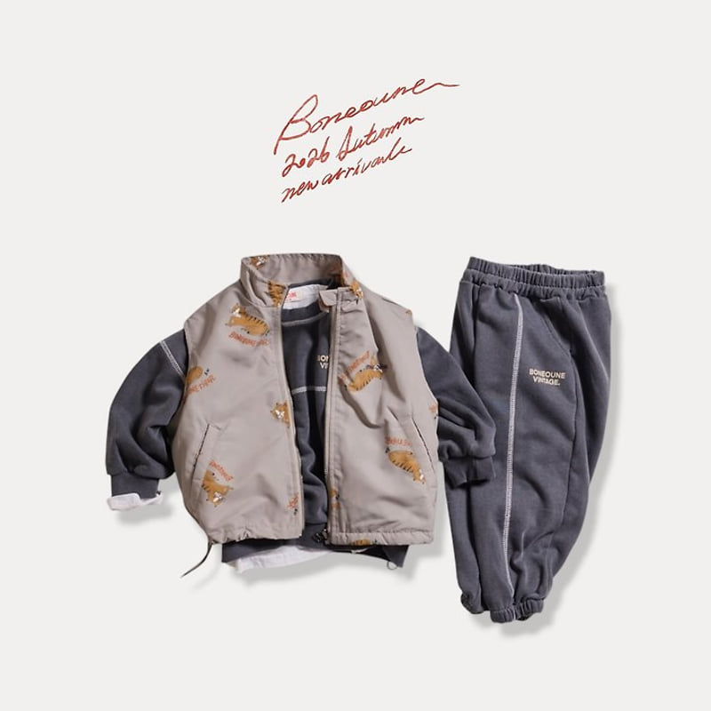 Little Foxx – Pigment Stitching Jogger Pants