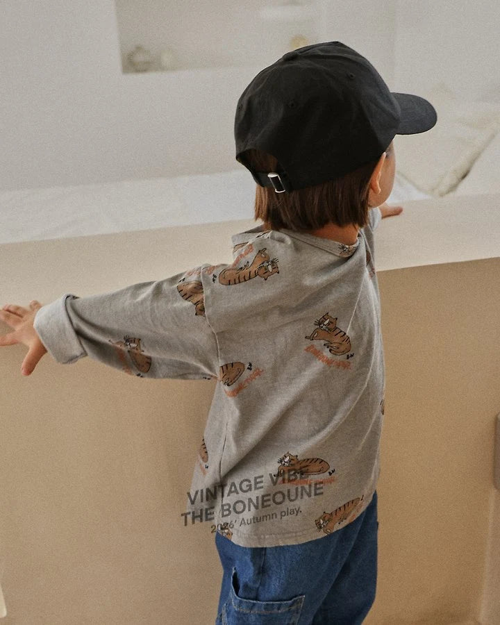 Little Foxx – Tiger Graphic Pigment Single Tee