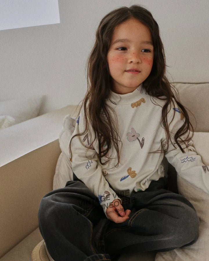 Little Foxx – Chellow Flower Tee