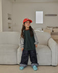 Little Foxx – Wide Roll-up Non Faded Pants